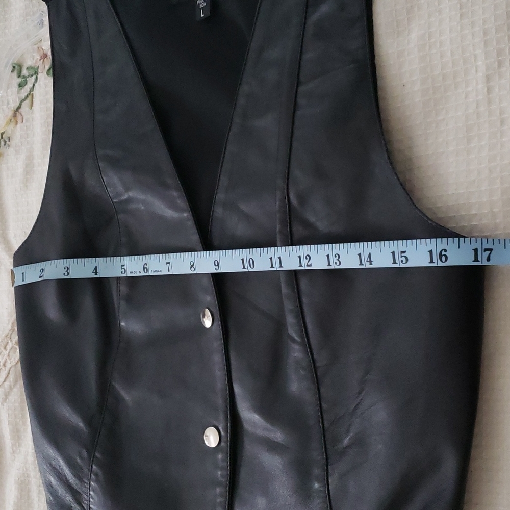 Wilson Black Leather Vest for Women - Picture 4 of 6